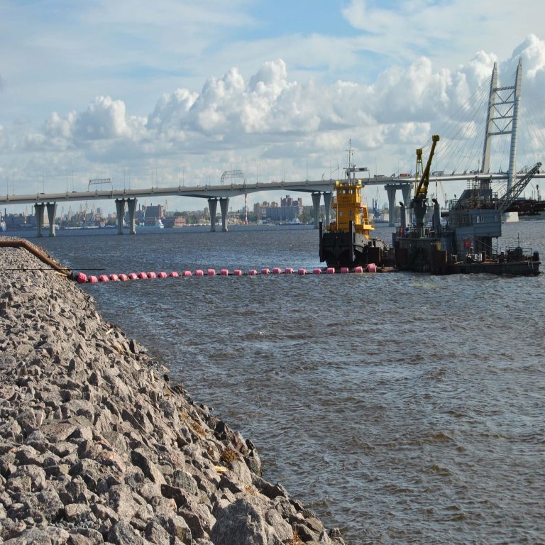 COMPOSIT HOSES AT THE OBJECT IN SAINT-PETERSBURG