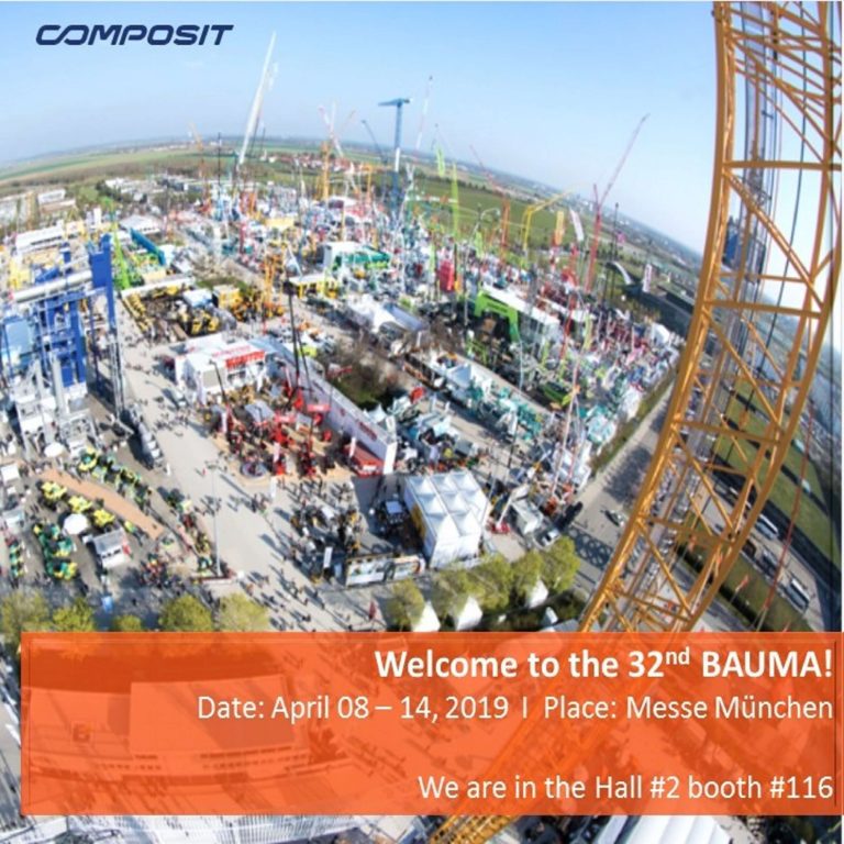 COMPOSIT INVITES TO VISIT BAUMA 2019