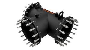 Тройник гуммированный