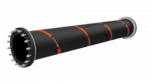 Резиновый трубопровод фланцевый 630 мм