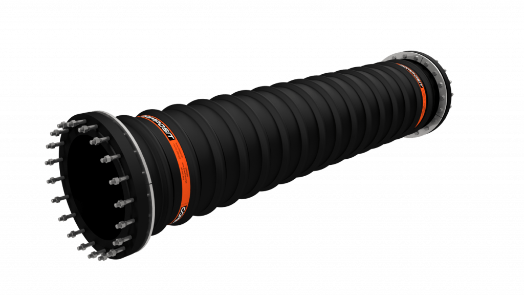 Всасывающий трубопровод с увеличенным углом изгиба для работы на раме земснаряда - изображение 1