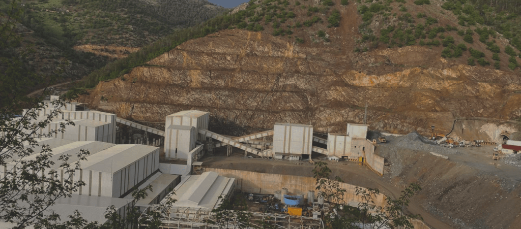 Composit hoses are used on Yildiz Bakir mining complex in Turkey