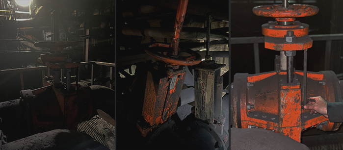 Задвижки Composit на Михайловском ГОК