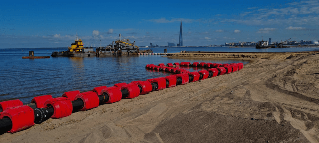 Трубопроводы Composit на крупном объекте в Санкт-Петербурге