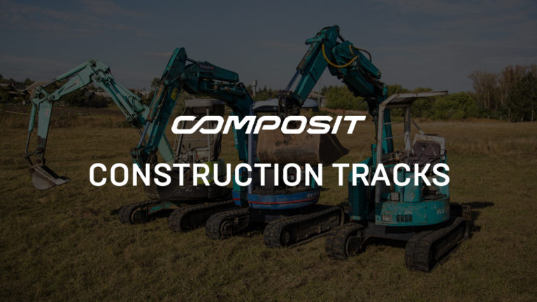 Rubber tracks for construction machinery of Composit Industrial